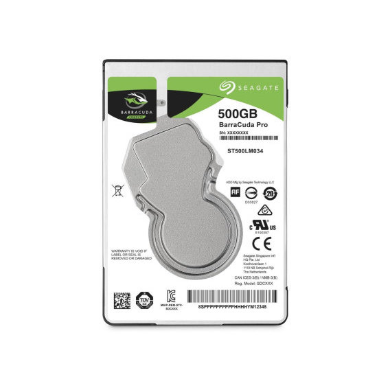 Жорсткий диск Seagate BarraCuda Pro 500GB (ST500LM034) 2.5"